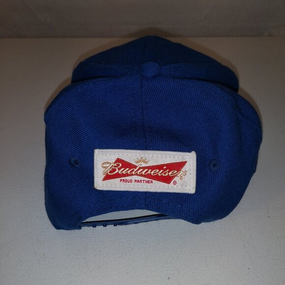 Budweiser Hockey Night in Canada Navy & Grey Baseball Hat - Picture 2 of 5